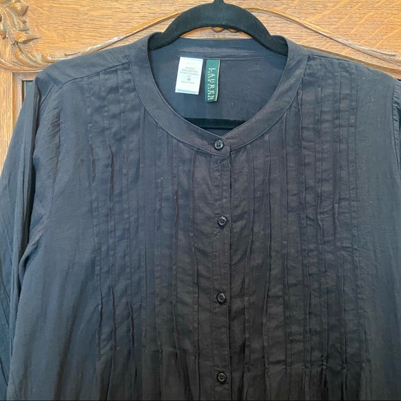 Lauren by Ralph Lauren Button Up Tunic Top - Picture 3 of 8